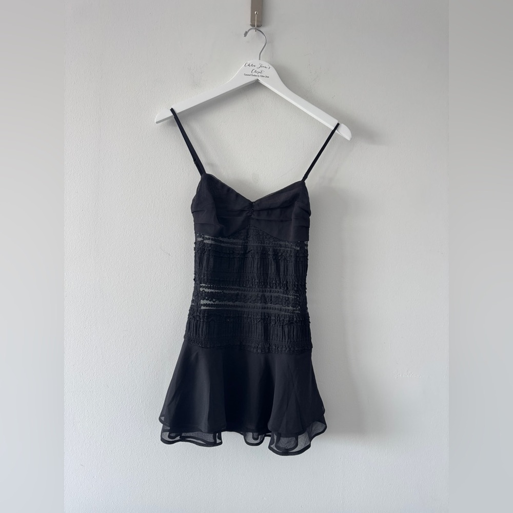 EDIKTED Marcia Lace Panel Mini Dress S - Picture 3 of 6